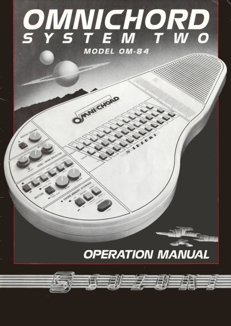 Suzuki Omnichord OM84 Owners Manual