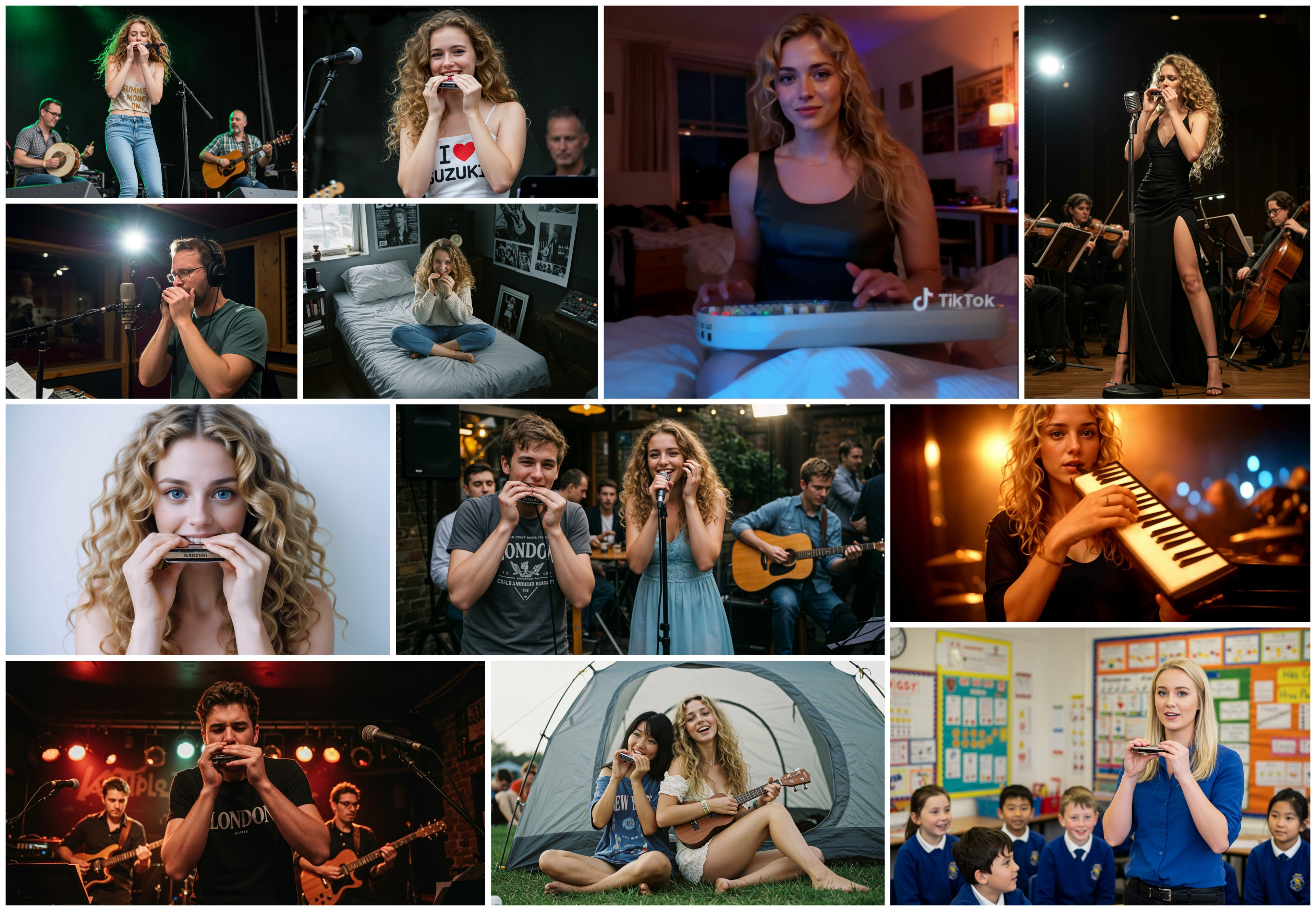Instrument collage
